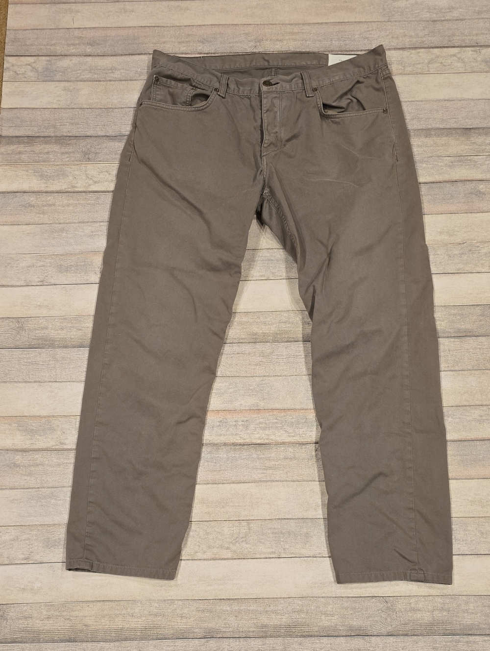 Rag & Bone Standard Issue Fit 2 Slim Leg 36 Pants Distressed Gray/olive Color